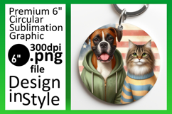 Lovely Round Design for Coasters , Dog and cat Product Image 1