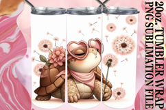 SUNSHINE JOY 20oz TUMBLER WRAP, Turtle Product Image 1