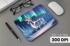 Winter Wonderland Snowflake PNG, Icy Tree Mouse Pad Design Product Image 1