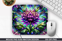 Flowers Mouse Pad Sublimation, Summer Mouse Pad PNG Product Image 1