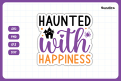 Halloween Small Business Packaging Sticker | Haunted Product Image 3