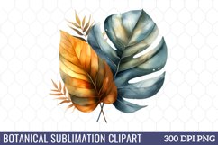 Botanical Sublimation Clipart Product Image 1