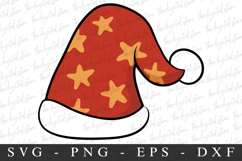 Santa Hat Svg | Christmas svg | Svg cut file Product Image 1
