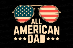 All American Dad Svg | 4th of July Svg | Svg Cut File Product Image 1