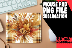ENCHANTED mouse MAT Gift Inspiration, Autumn Flower Product Image 1