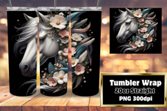 Custom 20oz Sublimation File , Horse Product Image 1