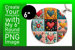 Lovely Round Design for Car Coasters , Patchwork Product Image 1