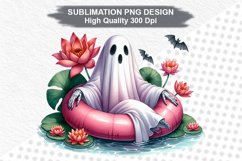 Halloween Ghost - Halloween clipart Sublimation PNG Design Product Image 1