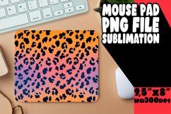 Elegant Glitter Leopard Print Mouse Pad Design PNG Product Image 1