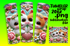 20oz Customizable Tumbler Design , Cupid Product Image 1