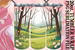 Joyful Moments 20oz tumbler wrap, Spring Product Image 1