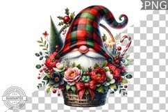 Christmas Gnome Sublimation - Clipart PNG Design Product Image 1