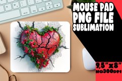 Valentine's Day Love Sublimation Mouse Pad Product Image 1