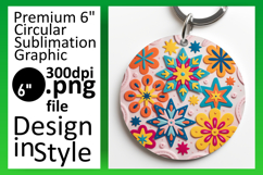 Lovely Circle PNG for Sublimation , Holiday Product Image 1