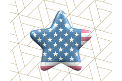Patriotic Star Clipart PNG, Stars 4th of July PNG Graphic Product Image 5