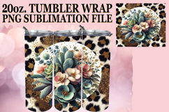 Radiant Adventures 20oz tumbler wrap, Leopard Prints Product Image 1