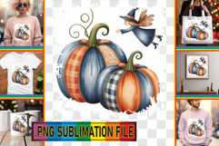 LUMINOUS TSHIRT Gift Ideas PNG, Pumpkin Watercolor Product Image 1