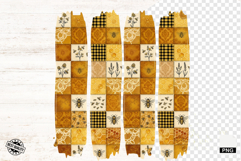 Honey Bees Brushtrokes Clipart Product Image 1