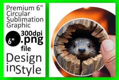 Comedic Animal Wall Encounter Mug Wrap Product Image 1