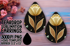 Trendy Teardrop Design for Crafting , 3D Flower Product Image 1