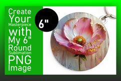 Spring Serenade: Sublimation Round Designs Design PNG Product Image 1