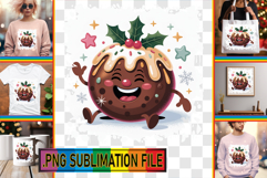 Playful TSHIRT Art PNG, Cute Christmas Product Image 1