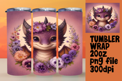 HIGH-QUALITY 20oz Tumbler PNG , Dragon Product Image 1