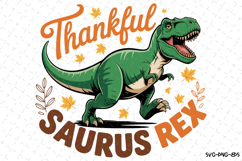 Thankfulo Saurus Rex Svg | Halloween Svg | Svg Cut Files Product Image 1
