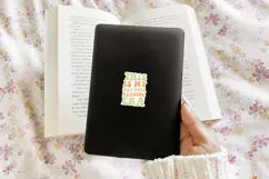 Printable Summer Book Lover Sticker | Hot Girl Reading Era Product Image 3