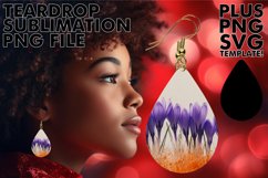 Delightful Teardrop Sublimation Product Image 1