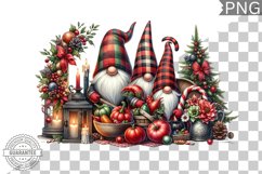 Christmas Gnome Sublimation - Clipart PNG Design Product Image 1