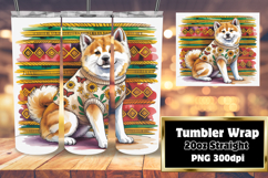 Watercolor Cute Owl Tumbler Wrap 20oz Product Image 1