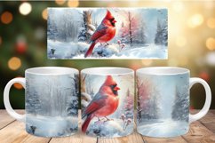 Mug Wrap Sublimation - cardinal bird Product Image 1