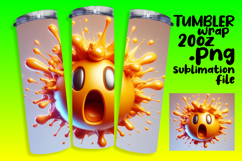 Original 20oz Tumbler Artwork , 3D Emoji Product Image 1