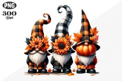 Halloween Gnomes Sublimation - Clipart PNG Design Product Image 1