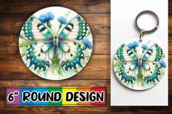 Cozy Circle Ornaments for Kids, Butterfly Product Image 1