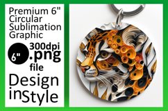 Whimsical Cat Craftsmanship: 3D Sublimation Product Image 1