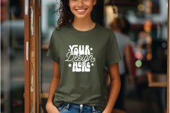 Gildan 64000 Tshirt Mockup, Black Tshirt Mockup 64000 Product Image 1