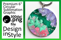 Elegant Round Design for Sublimation , Abstract Pattern Product Image 1