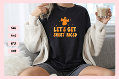 Spooky Bachelorette Party Saying SVG | Let's Get Sheet Faced Product Image 4