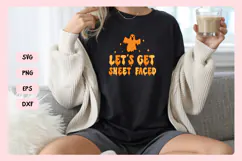 Spooky Bachelorette Party Saying SVG | Let's Get Sheet Faced Product Image 4