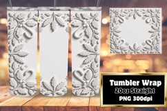 FRESH 20oz Tumbler Wrap for Personalization , Christmas Product Image 1