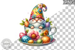 Easter Gnome Sublimation - Clipart PNG Design Product Image 1