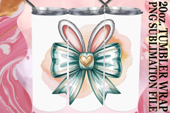 Vibrant Journeys 20oz tumbler wrap, Easter Bow Product Image 1