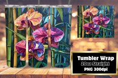 Colorful Oil Flower Tumbler Wrap for Crafting Product Image 1