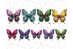 Metallic Butterfly Clipart PNG Clipart, Vibrant Butterfly Product Image 9