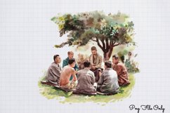 Big Bible Collection Watercolor Clipart PNG Product Image 1