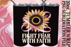 Lively Evenings 20oz tumbler wrap, Breast Cancer Product Image 1