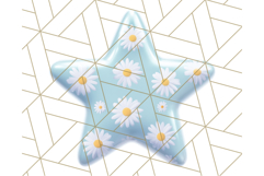 Cute Puffy Star Clipart PNG, 3D Glossy Pastel Stars Clip Art Product Image 5
