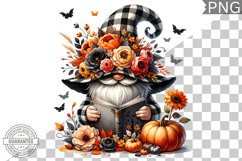 Halloween Gnome Sublimation - Clipart PNG Design Product Image 1